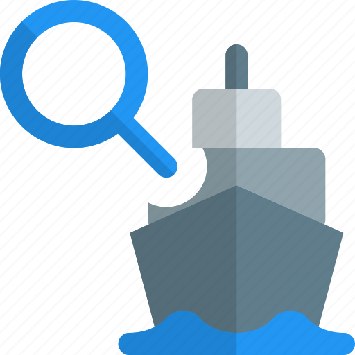 Ship, search, shipping, find icon - Download on Iconfinder