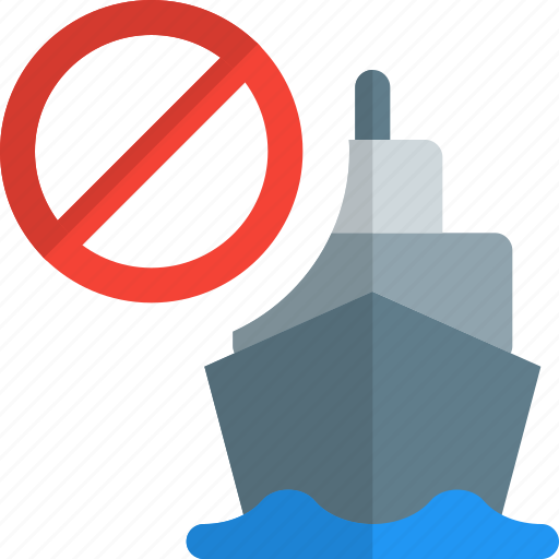 Ship, stop, shipping, banned icon - Download on Iconfinder