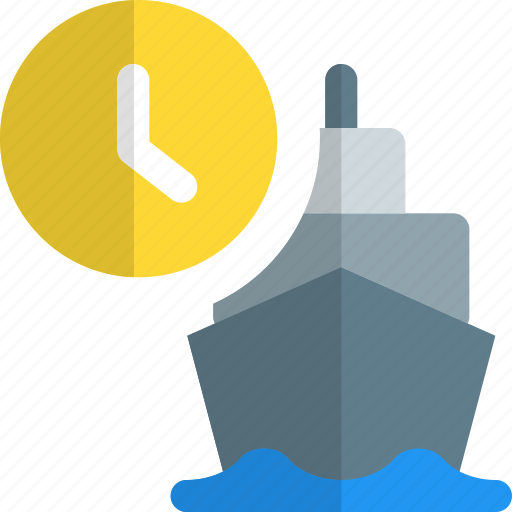 Ship, time, shipping, schedule icon - Download on Iconfinder