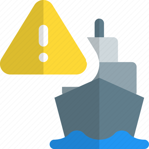 Ship, warning, shipping, caution icon - Download on Iconfinder
