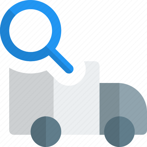 Truck, search, shipping, find icon - Download on Iconfinder