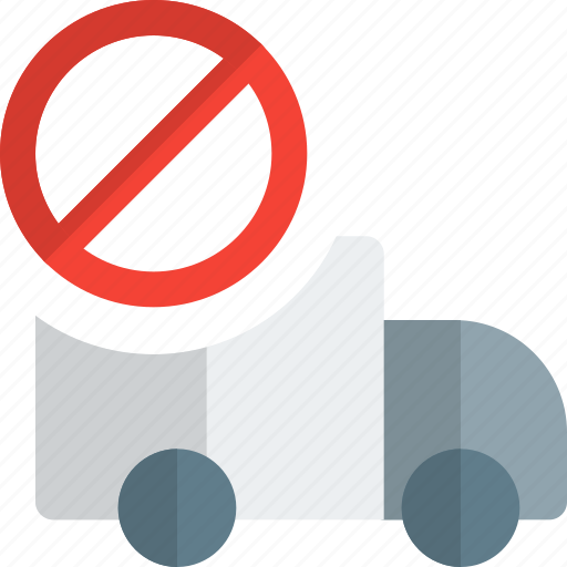 Truck, stop, shipping, banned icon - Download on Iconfinder