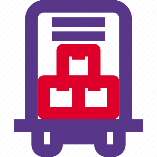 Moving, truck, boxes, shipping icon - Download on Iconfinder
