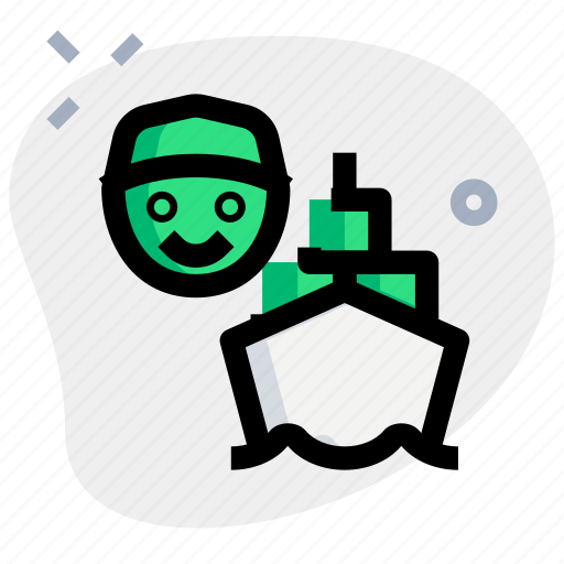Ship, courier, shipping, boxes, boy icon - Download on Iconfinder