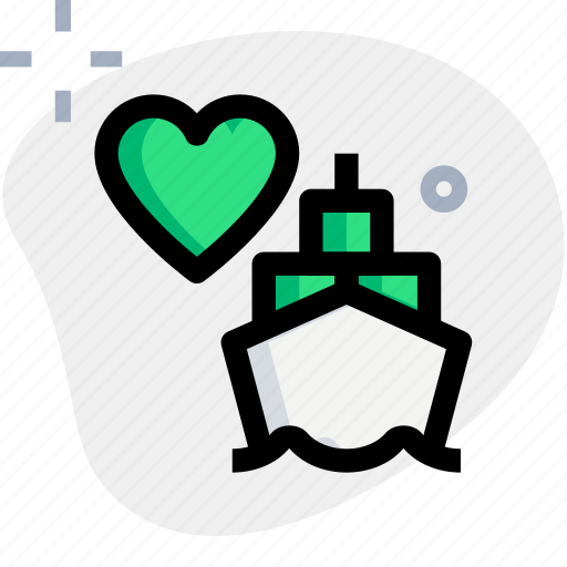 Ship, heart, shipping, boxes icon - Download on Iconfinder