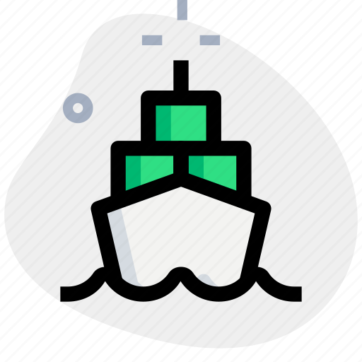 Ship, shipping, boxes, sea icon - Download on Iconfinder