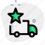 truck, star, shipping, transport 