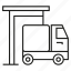 transport, truck, vehicle, warehouse 
