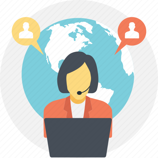 Call center agent, customer representative, customer support, global client services, order by phone icon - Download on Iconfinder