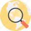global search, globe magnifying glass, internet search, magnifier globe, world exploration 