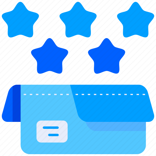 Costumer, delivery, feedback, response, stars icon - Download on Iconfinder