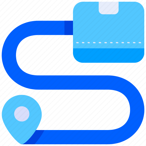 Location, map, mark, route, track, tracking icon - Download on Iconfinder