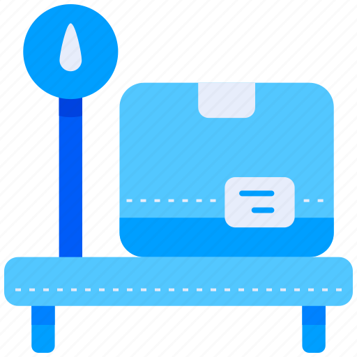 Box, delivery, machine, parcel, scale, weighing, weight icon - Download on Iconfinder