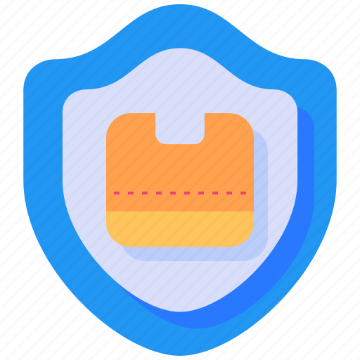 Box, delivery, guarantee, insurance, protection, shield icon - Download on Iconfinder