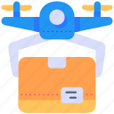 box, delivery, drone, package, product