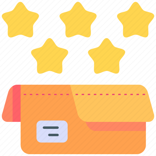 Costumer, delivery, feedback, response, stars icon - Download on Iconfinder