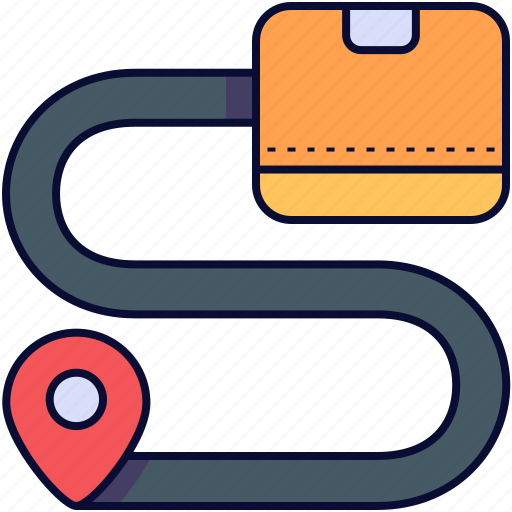 Location, map, mark, route, track, tracking icon - Download on Iconfinder