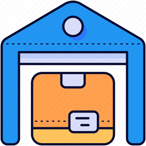 Box, factory, stocks, storage, warehouse, warehouses icon - Download on Iconfinder