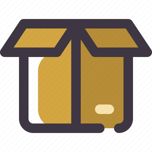 Box, delivery, shipping, open, logistic, package icon - Download on Iconfinder
