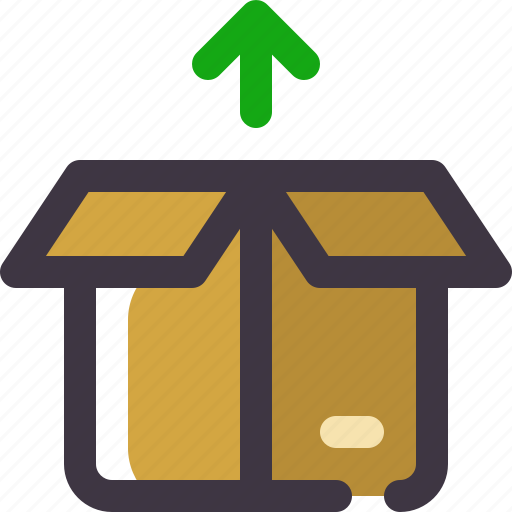 Box, delivery, shipping, up, package, logistic icon - Download on Iconfinder
