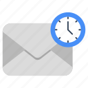 mail delivery time, email, correspondence, letter, envelope