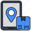 mobile parcel location, mobile package, online package, mobile delivery, phone parcel tracking 