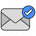 verified mail, email, correspondence, letter, envelope