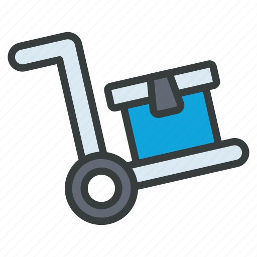 Travel, luggage, tourism, baggage, trolley, airport icon - Download on Iconfinder