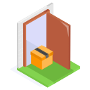 package, delivery, parcel, home, door, shipping, logistics