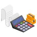 shipping, cost, invoice, calculator, receipt, packages, boxes