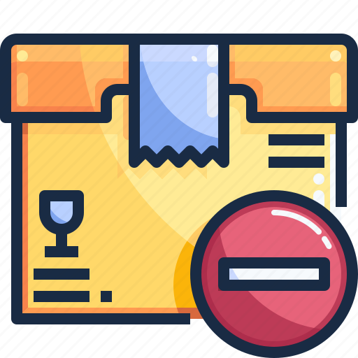 Box, delete, logistics, package, shopping icon - Download on Iconfinder