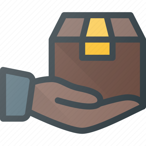 Box, care, delivery, hand, hold, shipping icon - Download on Iconfinder