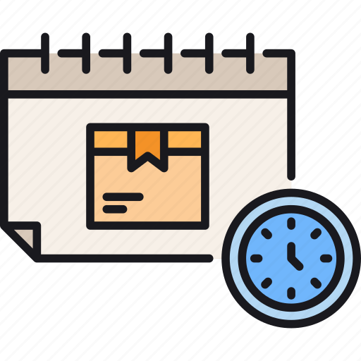 Box, calendar, delivery, ecommerce, shipping icon - Download on Iconfinder