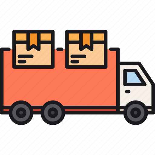 Box, delivery, logistics, transport, truck icon - Download on Iconfinder