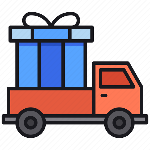 Box, delivery, gift, transportation, truck icon - Download on Iconfinder