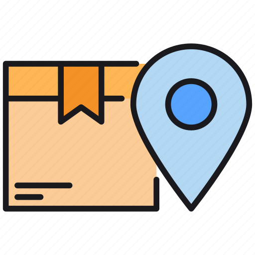 Delivery, location, logistics, pin, shipping icon - Download on Iconfinder