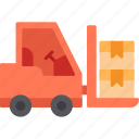 cargo, delivery, forklift, logistics, vehicle