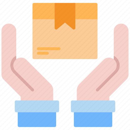 Box, careful, gift, hand, logistics icon - Download on Iconfinder