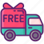 free, shipping, delivery, truck 
