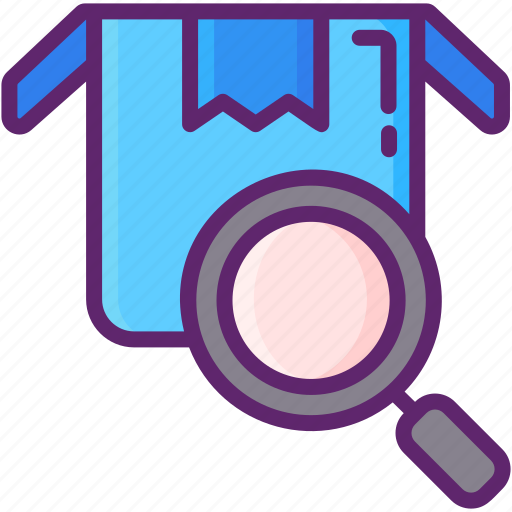 Inspection, glass, magnifying, packaging icon - Download on Iconfinder