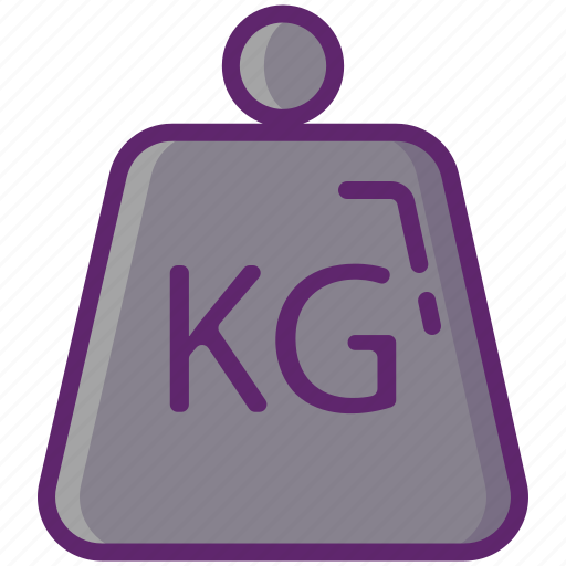 Weight, kg, kilogram, measure icon - Download on Iconfinder