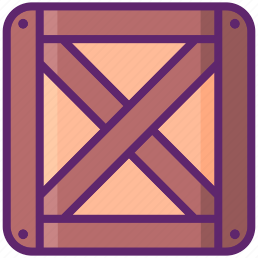 Wooden, box, crate, package icon - Download on Iconfinder