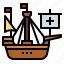 antique, barque, boat, ship, viking 