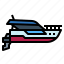 boat, ship, speed, transportation