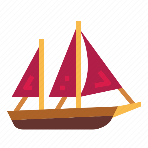 Boat, ketch, ship, transportation icon - Download on Iconfinder