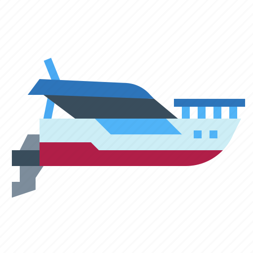 Boat, ship, speed, transportation icon - Download on Iconfinder