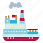 ocean, ship, steamboat, transportation 