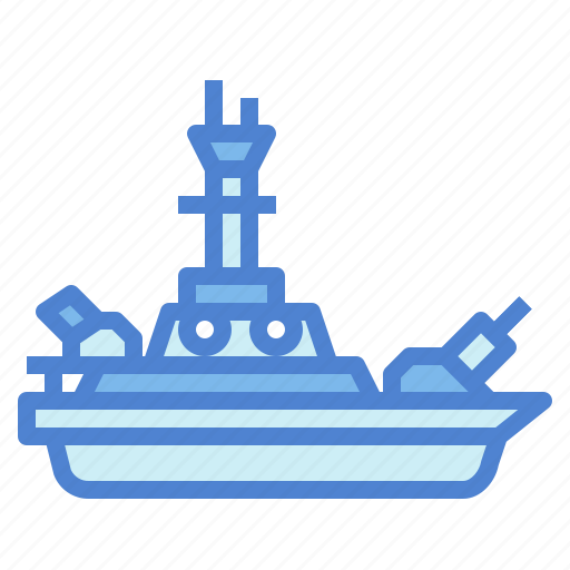 Battleship, militar, ship, war icon - Download on Iconfinder