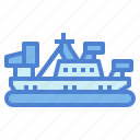 hovercraft, ship, transportation, vehicle 