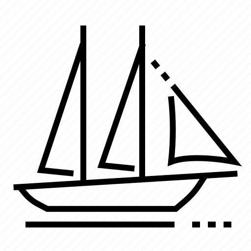 Sailing, schooner, ship, vessel icon - Download on Iconfinder